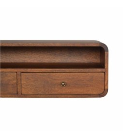 Floating Chestnut Open Console