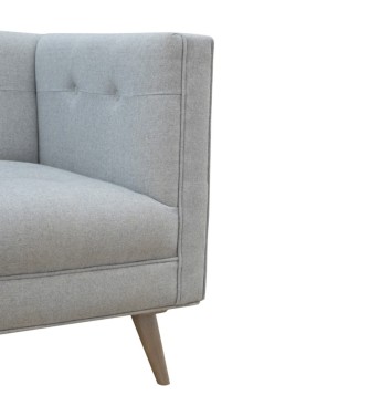 Grey Tweed Armchair