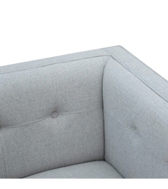 Grey Tweed Armchair