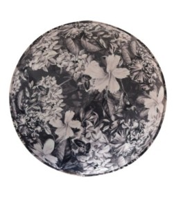 Repose-pieds à motif floral