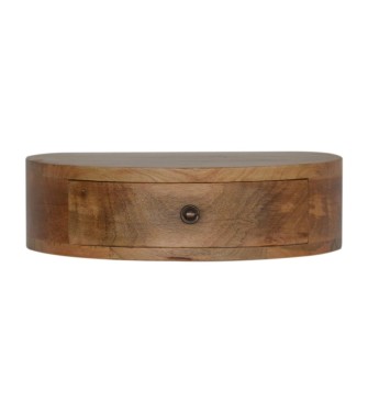 Table de chevet murale arrondie