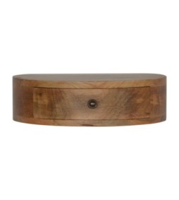 Table de chevet murale arrondie