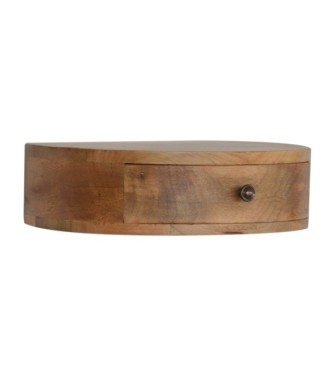 Table de chevet murale arrondie