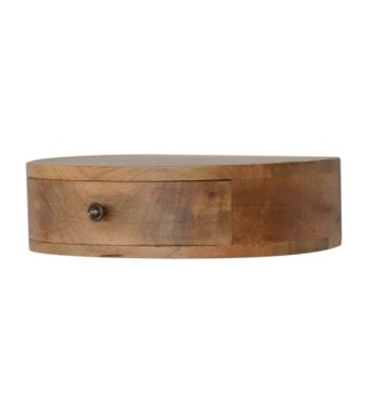 Table de chevet murale arrondie