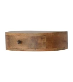 Table de chevet murale arrondie