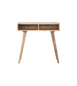 Bureau à étagères ouvertes aspect chêne