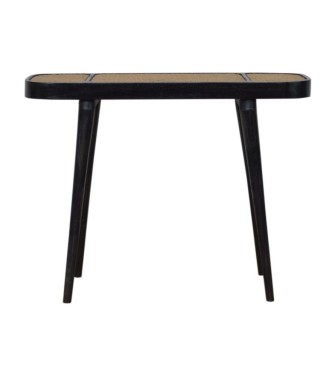 Table console Larissa noire carbone