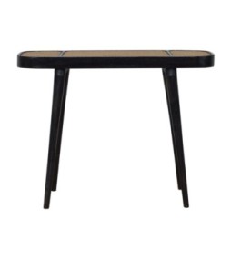 Table console Larissa noire carbone