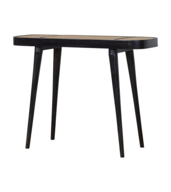 Table console Larissa noire carbone