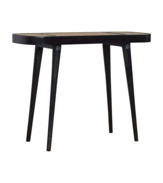 Table console Larissa noire carbone