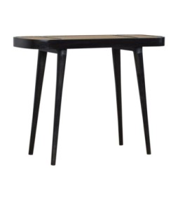 Table console Larissa noire carbone