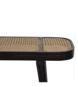Table console Larissa noire carbone