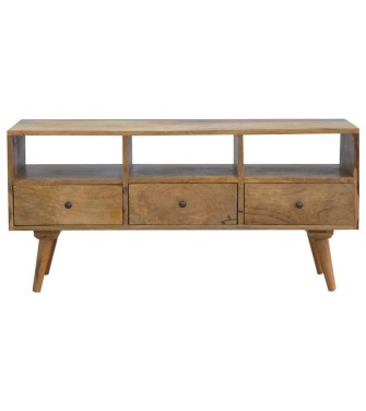 Nordic Style TV Unit with 3 Drawers