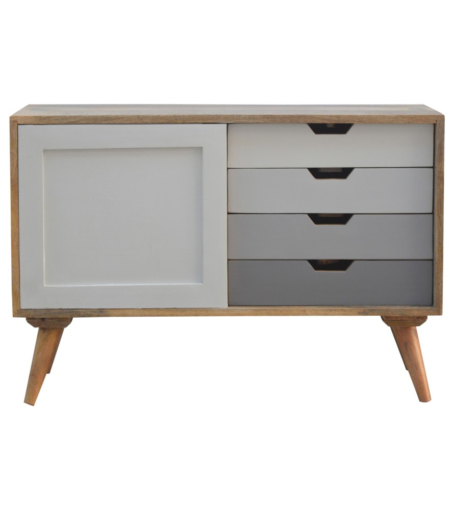 Buffet coulissant gris dégradé