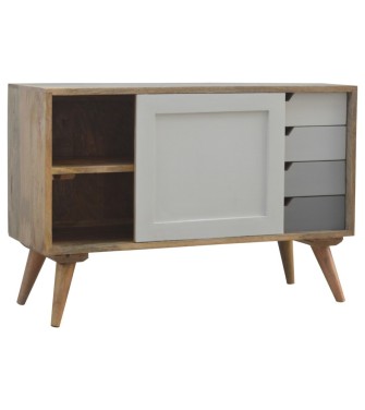 Buffet coulissant gris dégradé