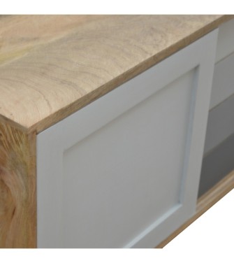 Buffet coulissant gris dégradé