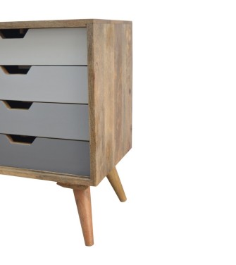 Buffet coulissant gris dégradé