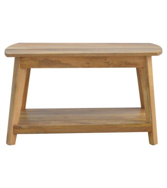 Table basse avec étagère inférieure