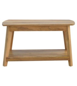 Table basse avec étagère inférieure