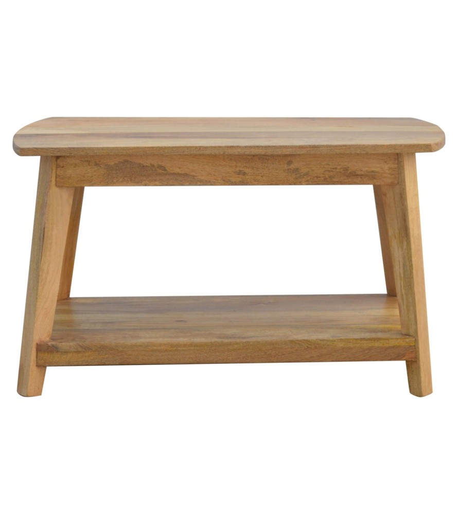 Table basse avec étagère inférieure