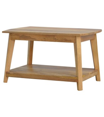 Table basse avec étagère inférieure