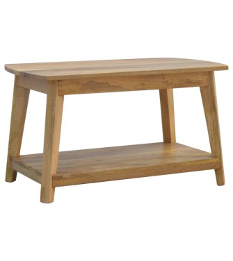 Table basse avec étagère inférieure