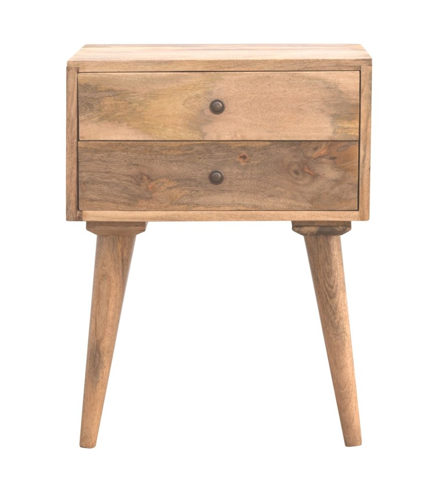 Table de chevet moderne en bois massif