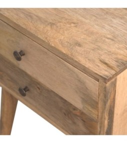 Table de chevet moderne en bois massif