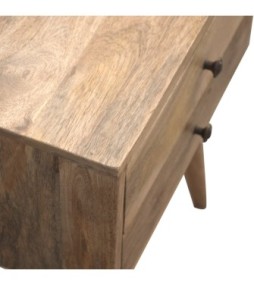 Table de chevet moderne en bois massif