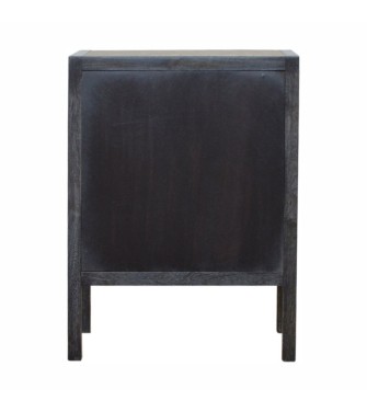 Table de chevet en similicuir