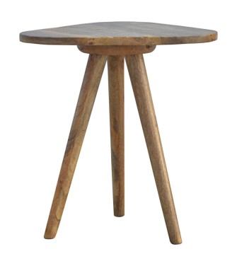 Tabouret trépied triangulaire d'appoint