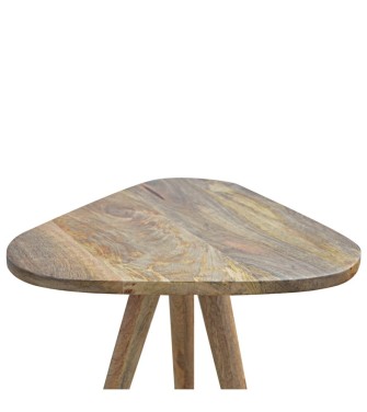 Tabouret trépied triangulaire d'appoint