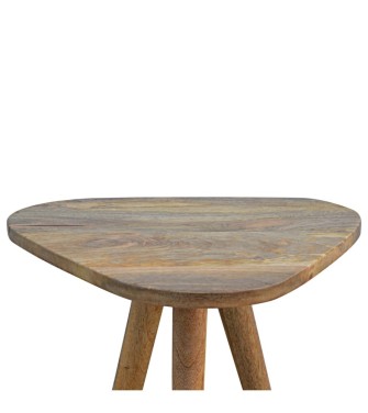 Tabouret trépied triangulaire d'appoint