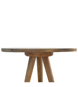 Tabouret trépied triangulaire d'appoint