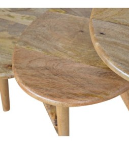 Oak-ish Nordic Nesting Stools