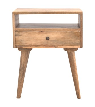 Table de chevet moderne avec fente ouverte