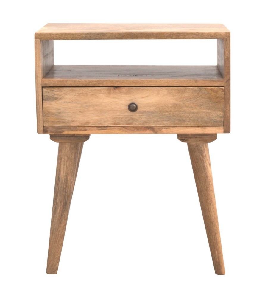 Table de chevet moderne avec fente ouverte