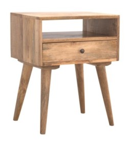 Table de chevet moderne avec fente ouverte