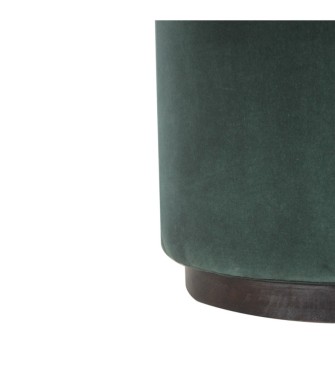 Repose-pieds Emerald avec base en bois