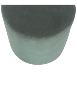 Repose-pieds Emerald avec base en bois