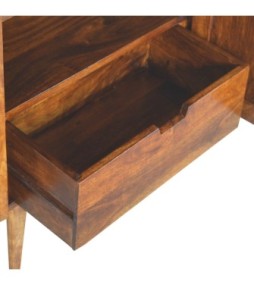 Chestnut Inlay Abstract Cabinet