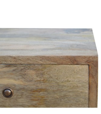 Table de chevet multifonctions style nordique à 4 tiroirs