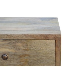 Table de chevet multifonctions style nordique à 4 tiroirs