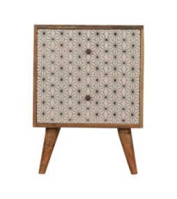 Table de chevet Prima à 2 tiroirs