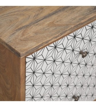 Table de chevet Prima à 2 tiroirs