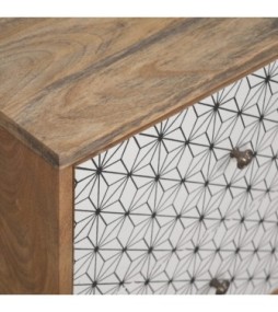 Table de chevet Prima à 2 tiroirs