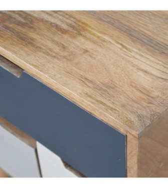 Table de chevet à 3 tiroirs Navy Multi