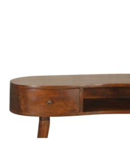 Bureau Wave - finition châtaigne