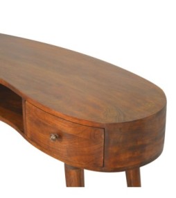 Bureau Wave - finition châtaigne