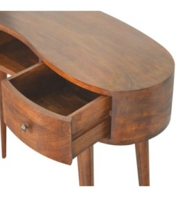 Bureau Wave - finition châtaigne
